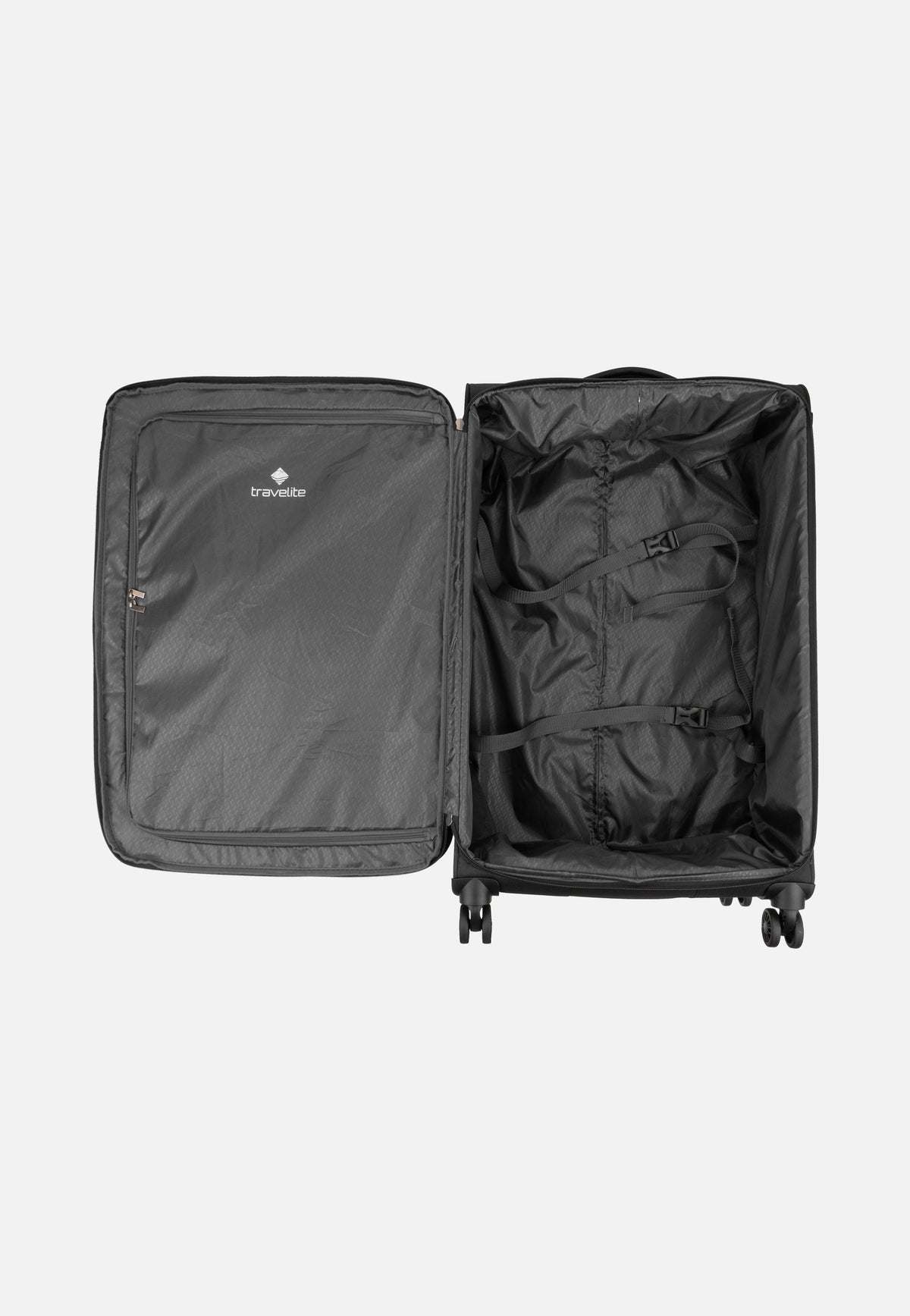 travelite Chios 4w Trolley L Schwarz Suitcase