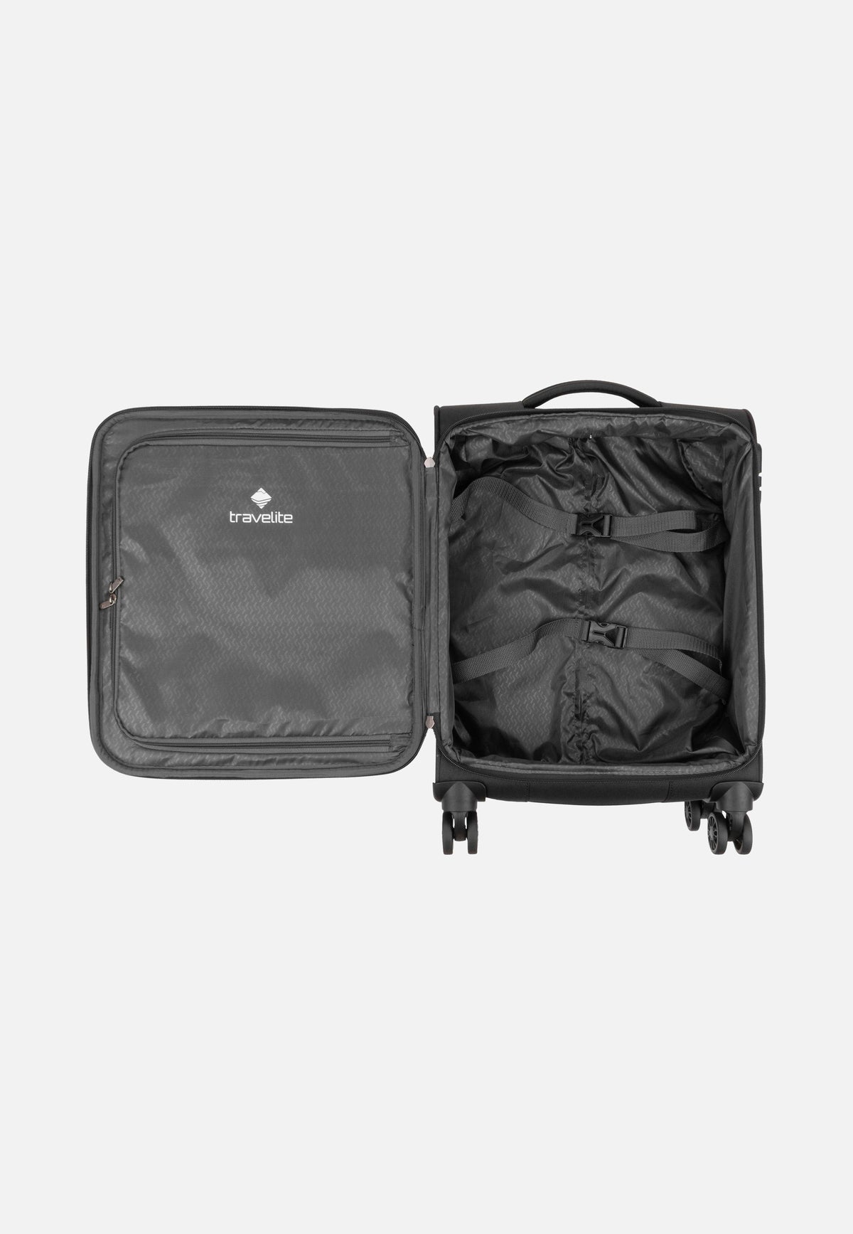 travelite Chios 4w Trolley S Schwarz Suitcase