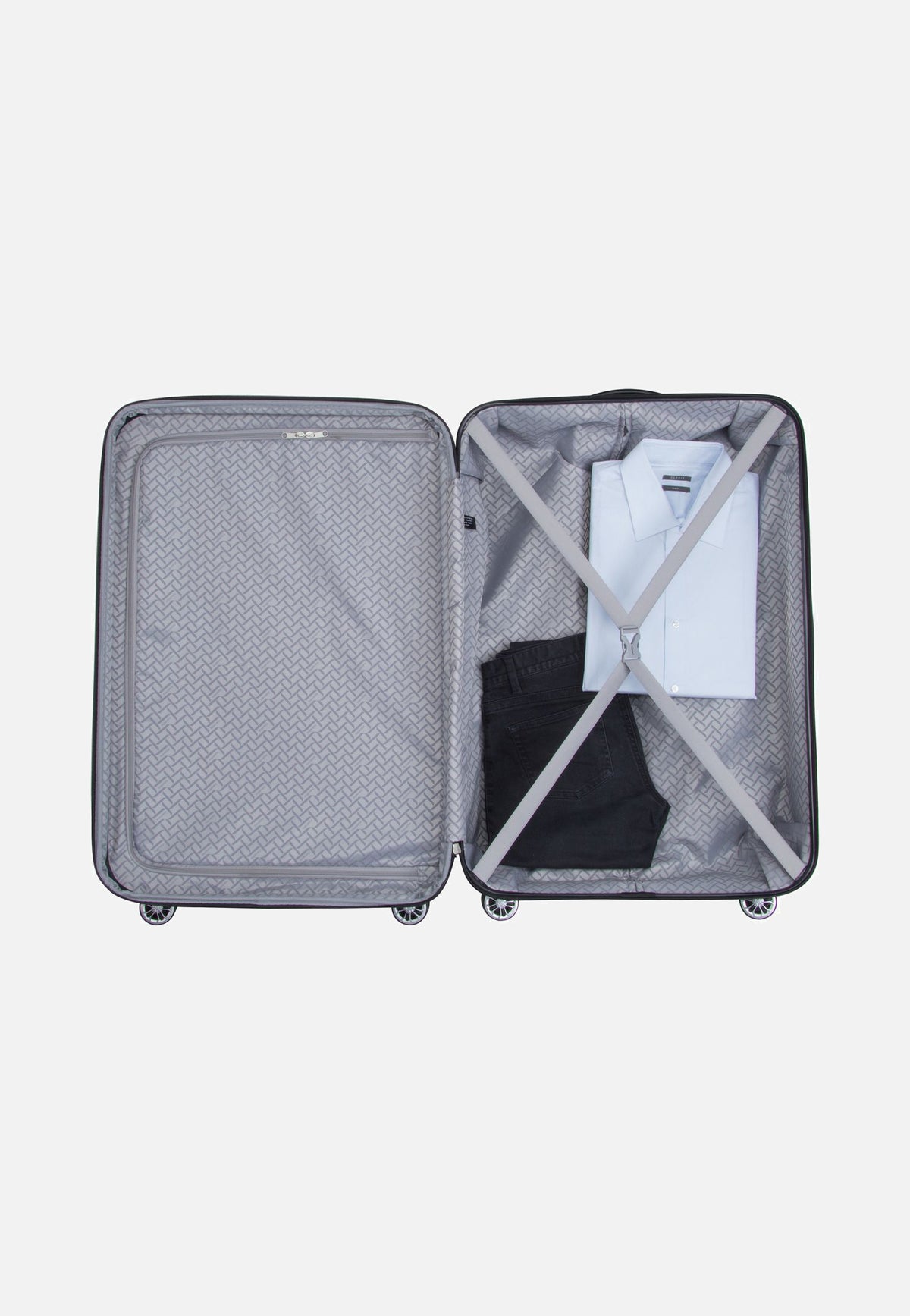 travelite City 4-Rad Trolley L exp Anthrazit Suitcase