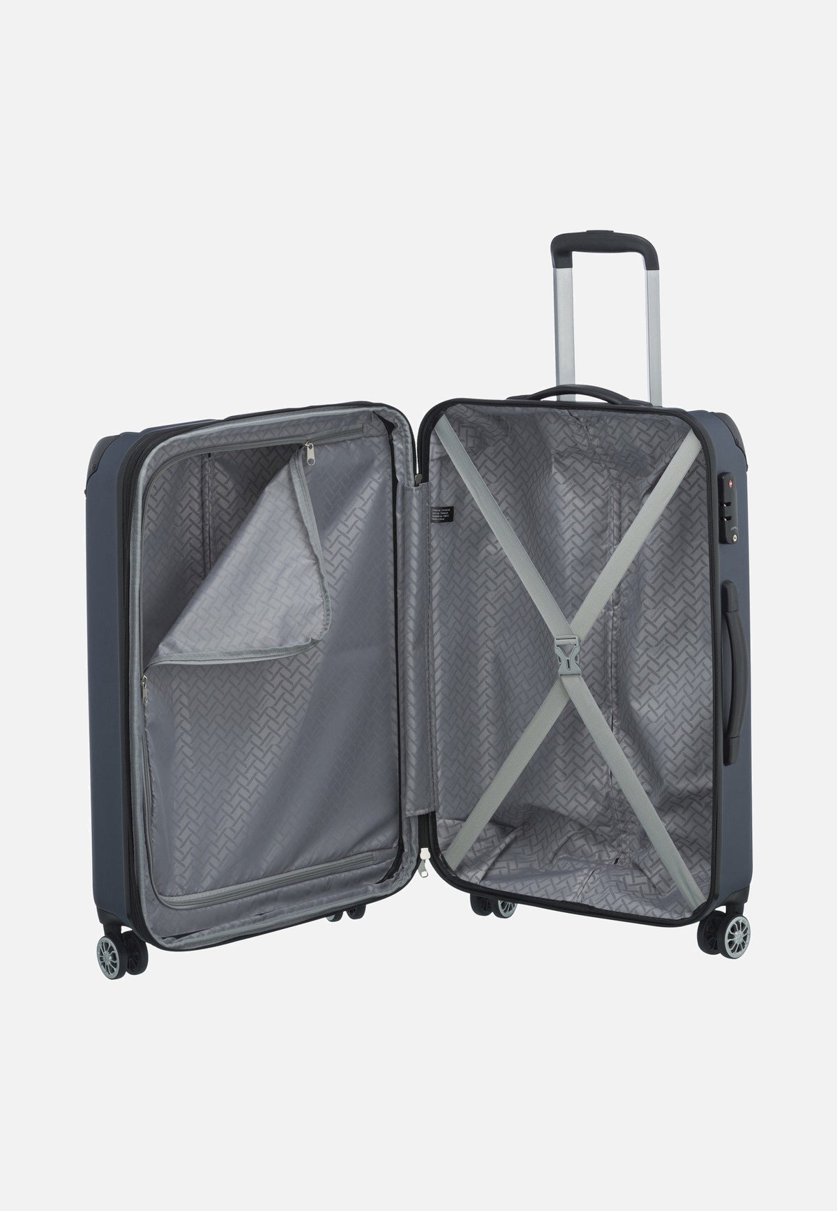 travelite City 4-Rad Trolley M exp Anthrazit Suitcase