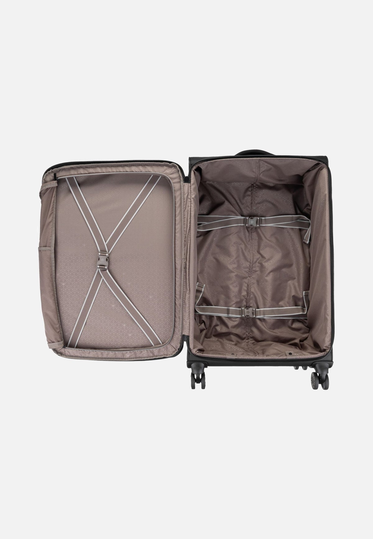 travelite Crosslite 4w Trolley L Schwarz Suitcase