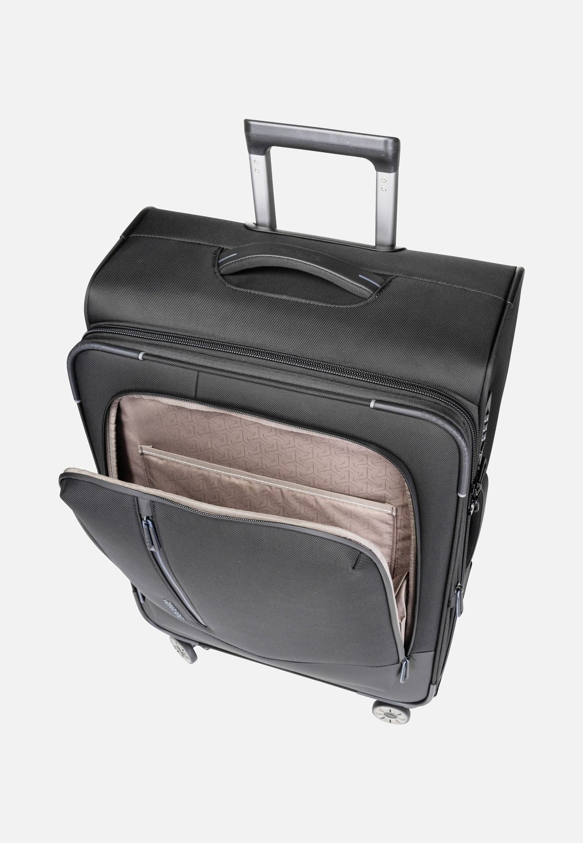 travelite Crosslite 4w Trolley M Schwarz Suitcase