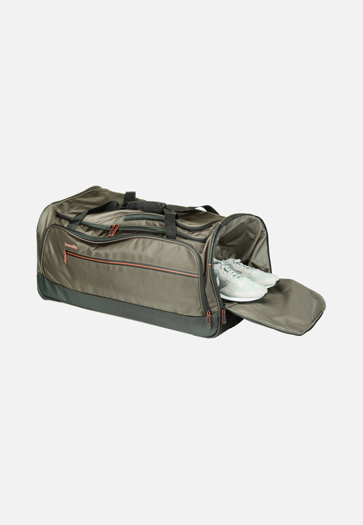 travelite Crosslite L Oliv Travel Bag with Wheels