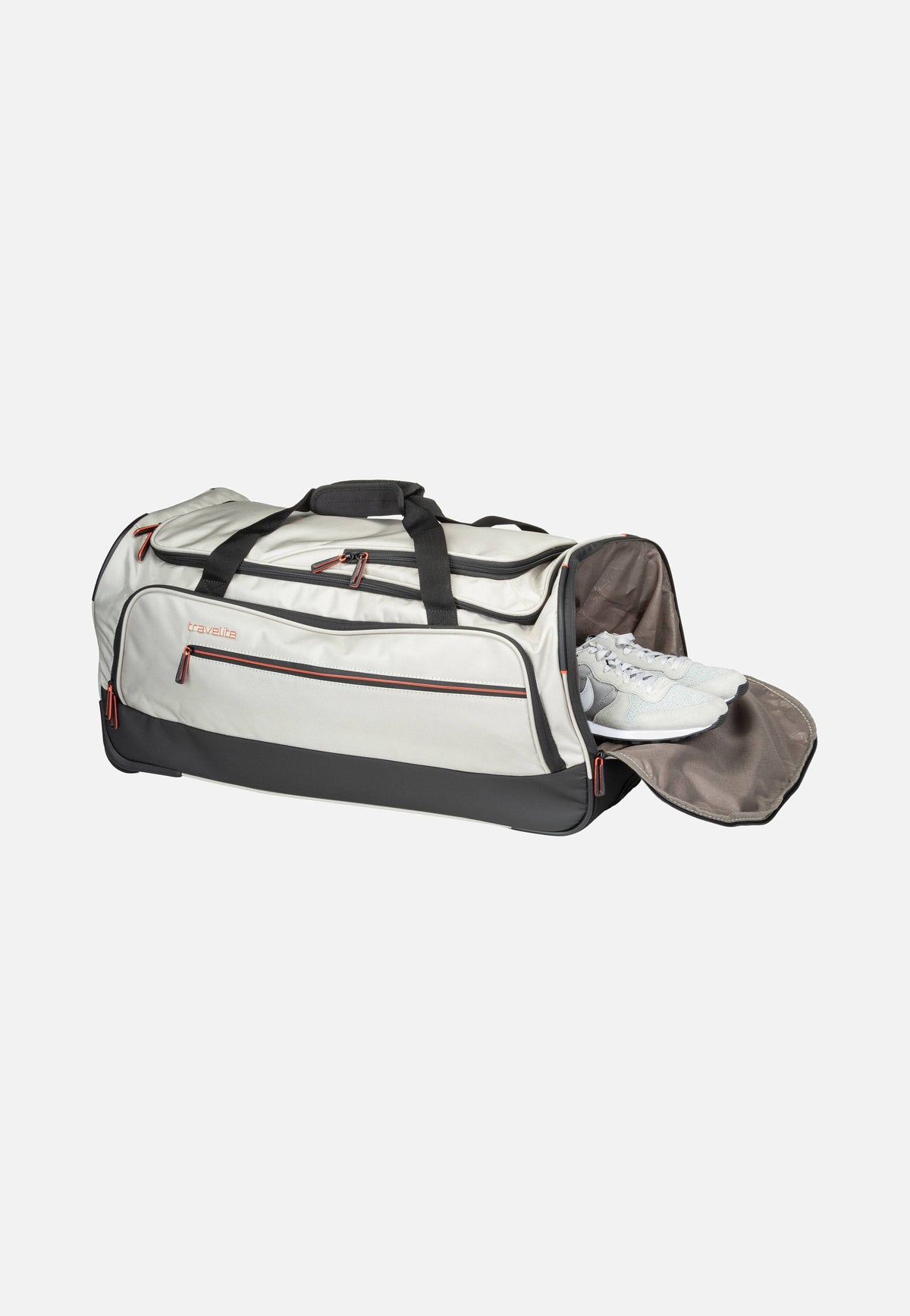 travelite Crosslite M Natur Travel Bag with Wheels