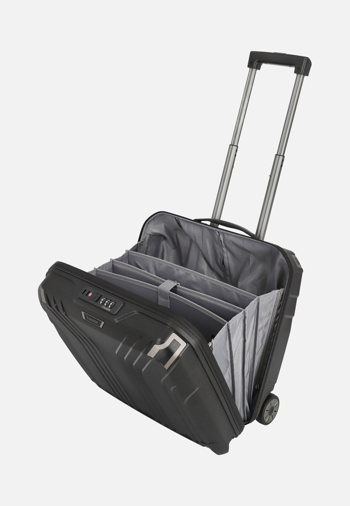 travelite Elvaa Businesswheeler Schwarz Pilot Case