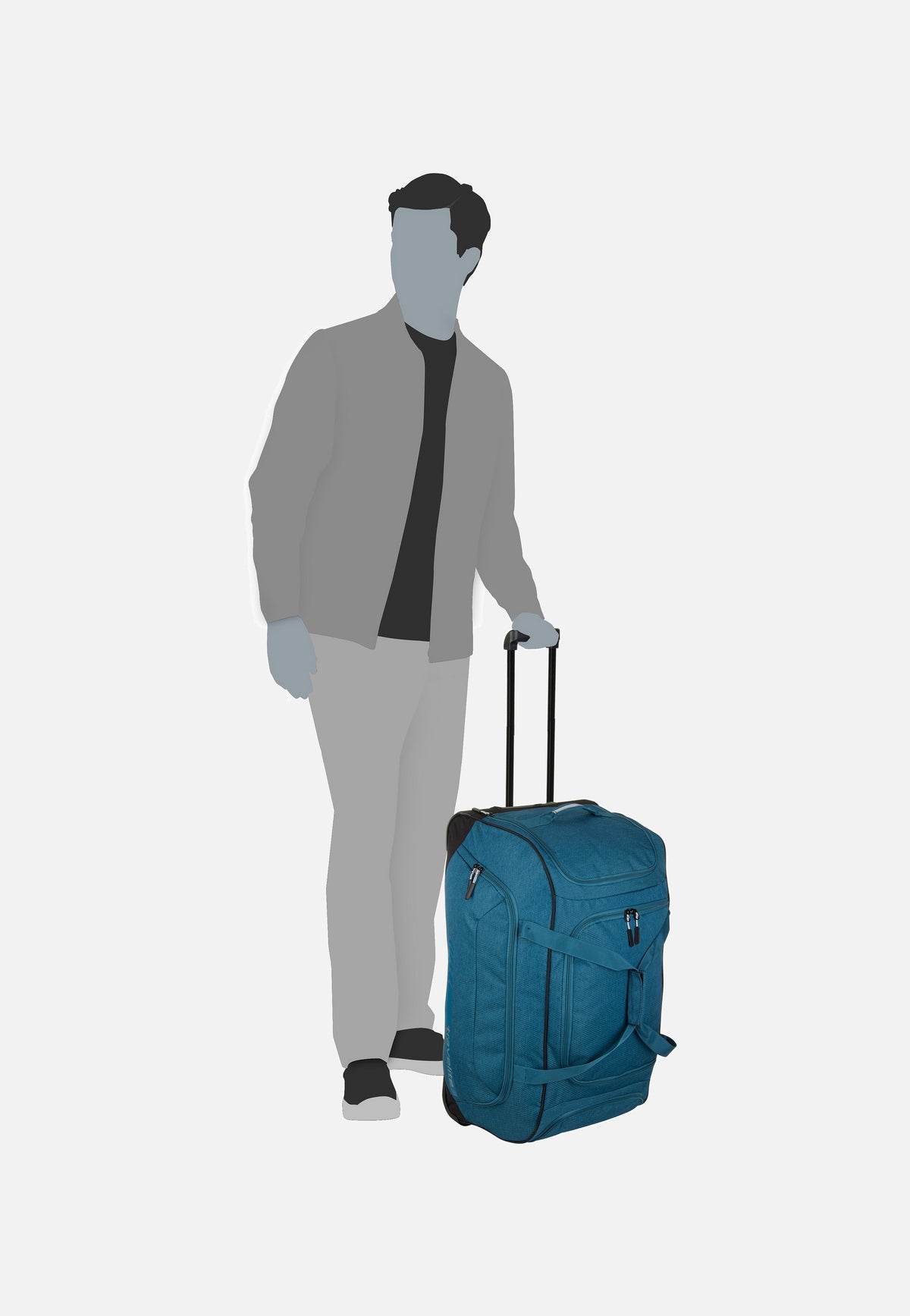 travelite Kick Off XL Rosé Bolsa de viaje con ruedas