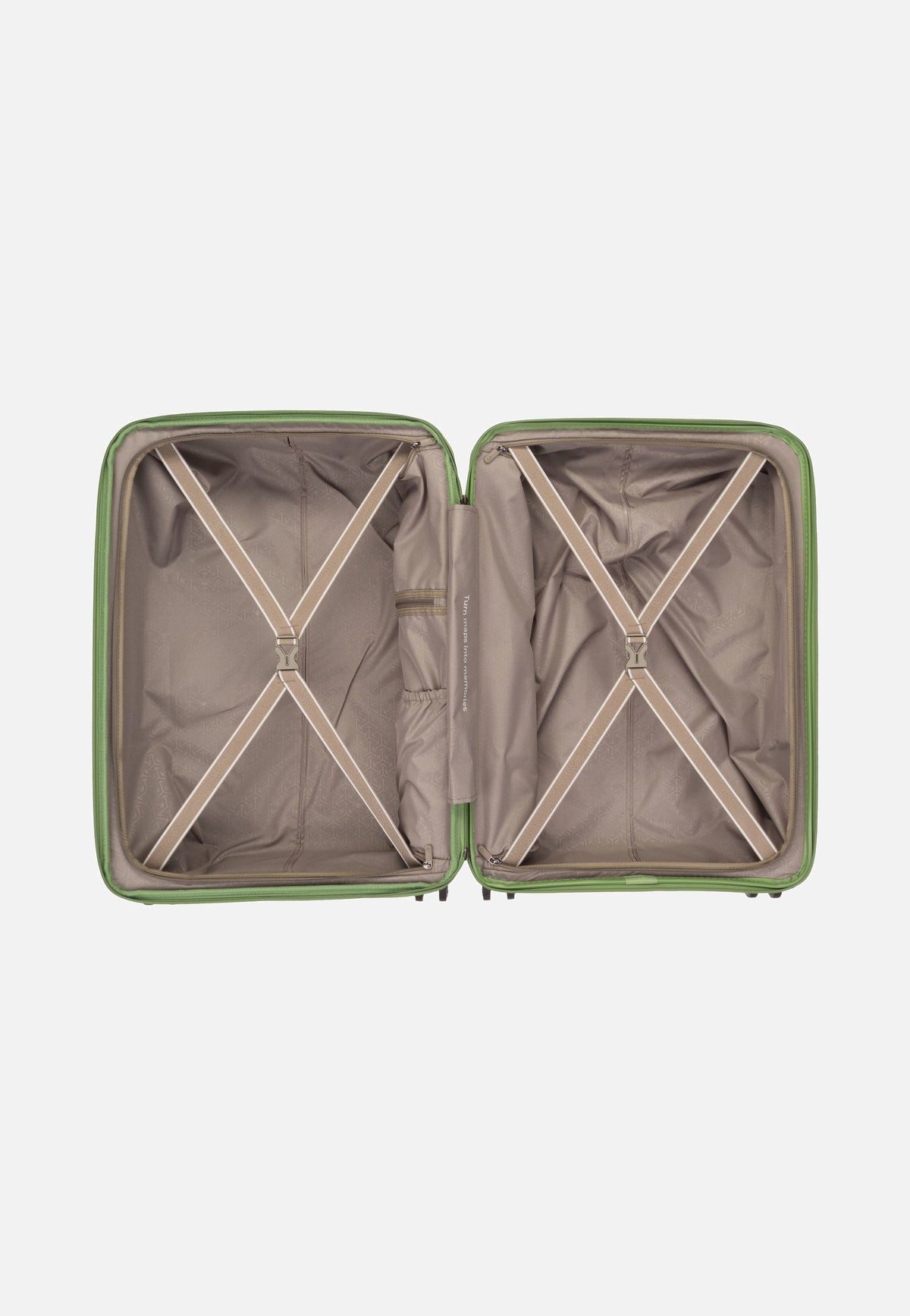 travelite Mooby 4w Trolley M Grün Valigia