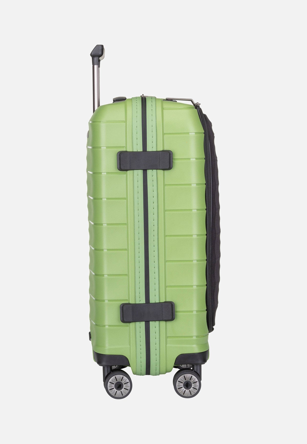 travelite Mooby 4w Trolley S Front Pocket Grün Suitcase
