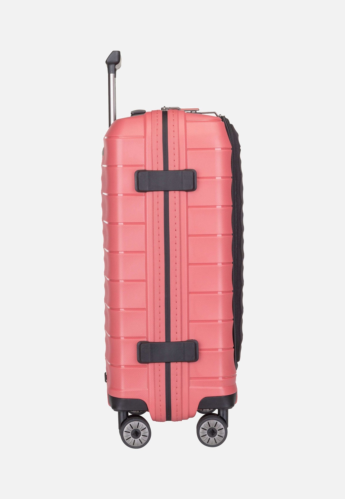 travelite Mooby 4w Trolley S Front Pocket Rot Suitcase