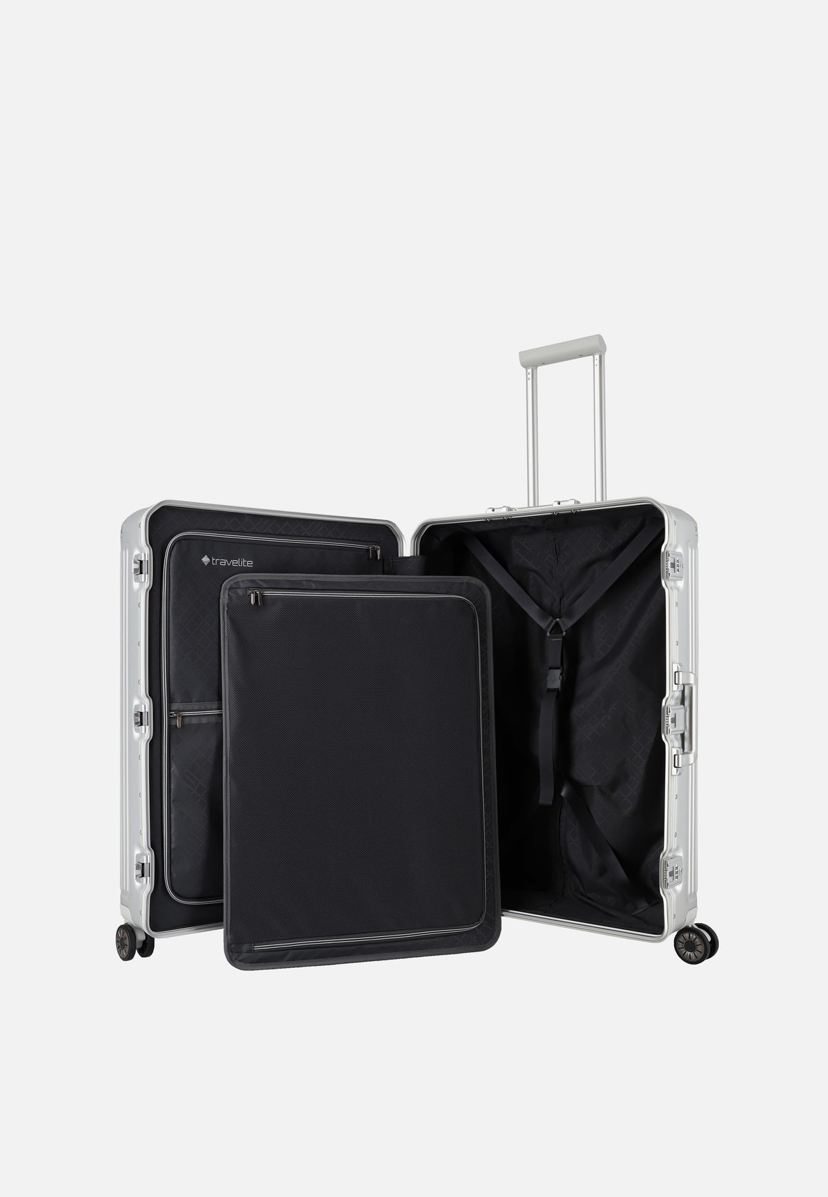 travelite Next 4w Trolley L Silber Suitcase