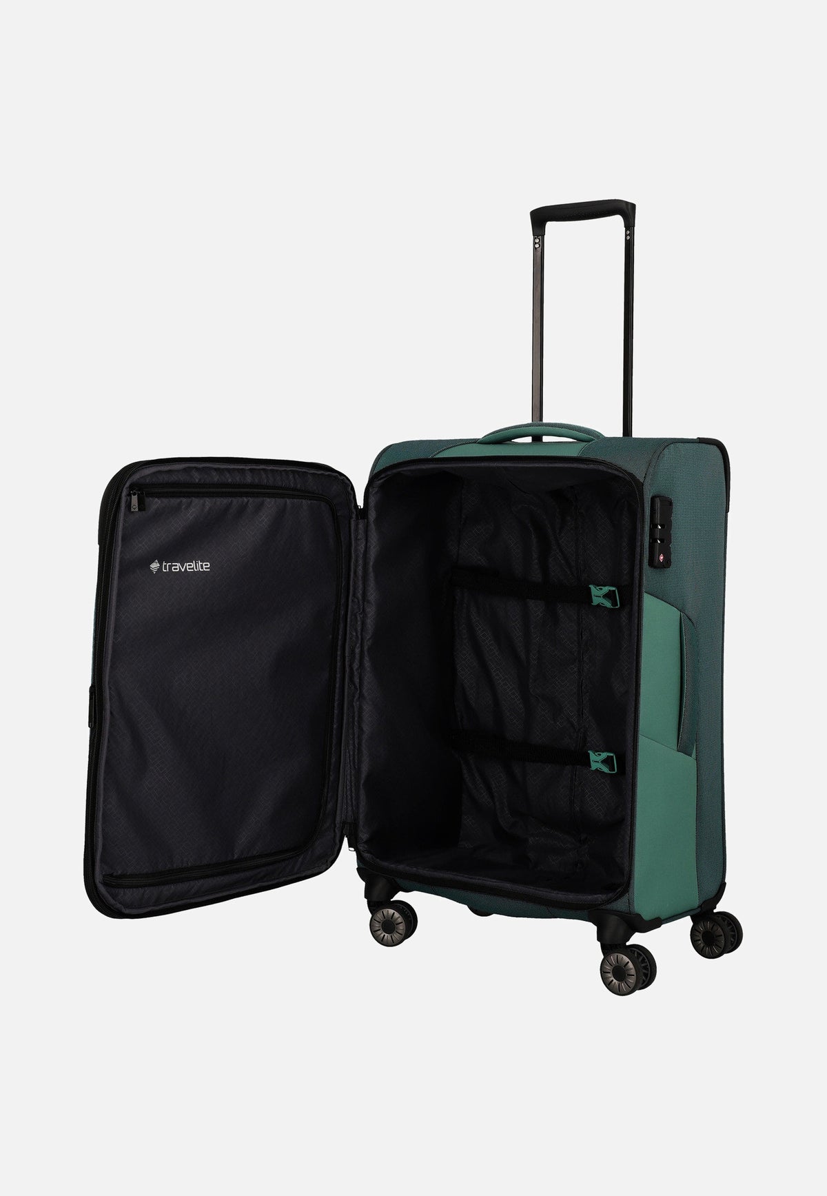 travelite Viia 4w Trolley M Eukalyptus Suitcase