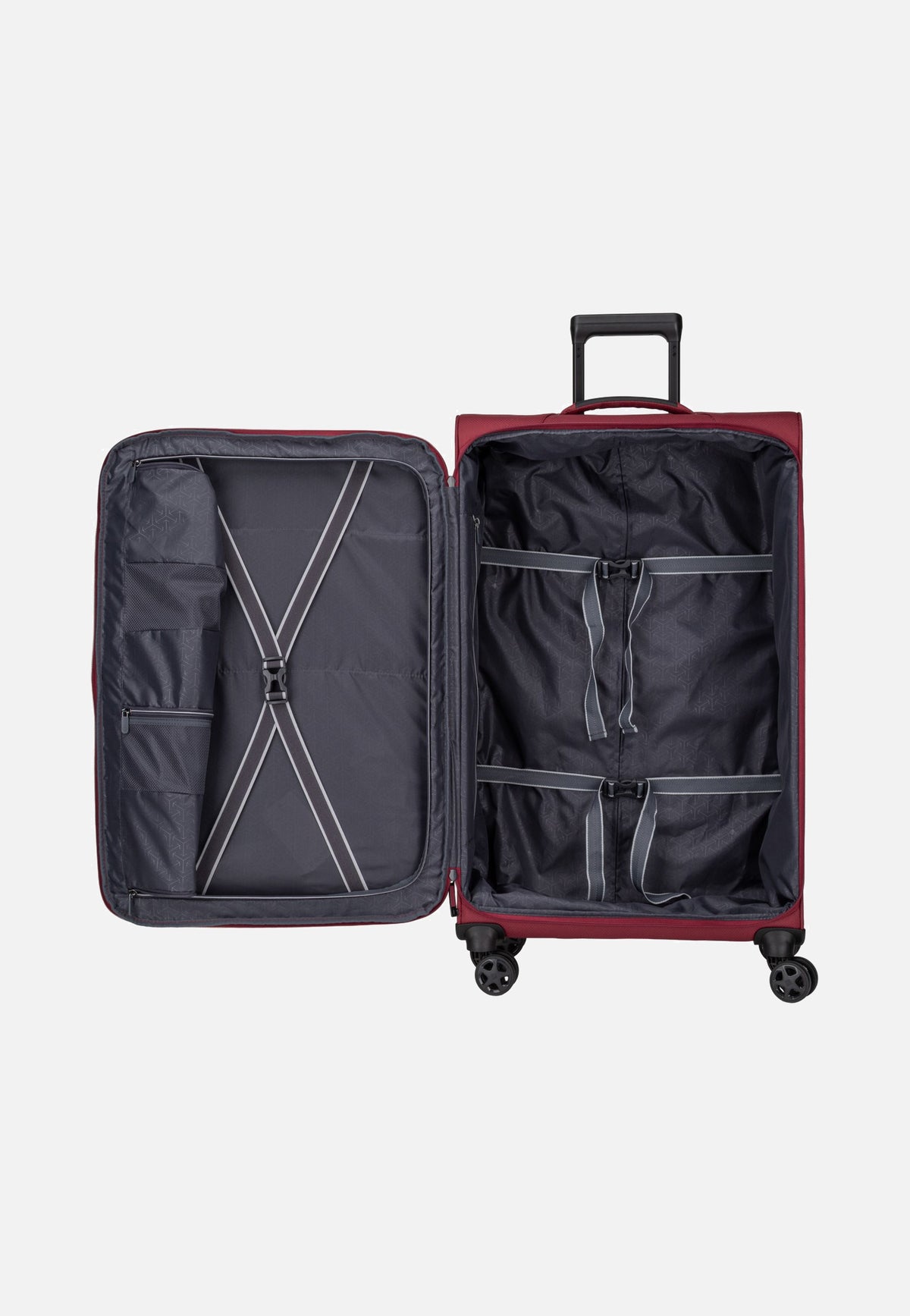 travelite Skaii Trolley 4w L exp. Red Suitcase
