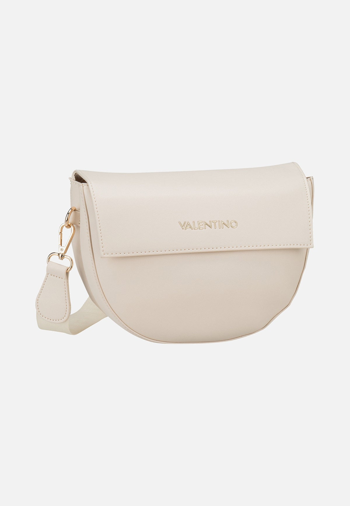 Valentino Bigs Pattina J02 Ecru Saddle Bag