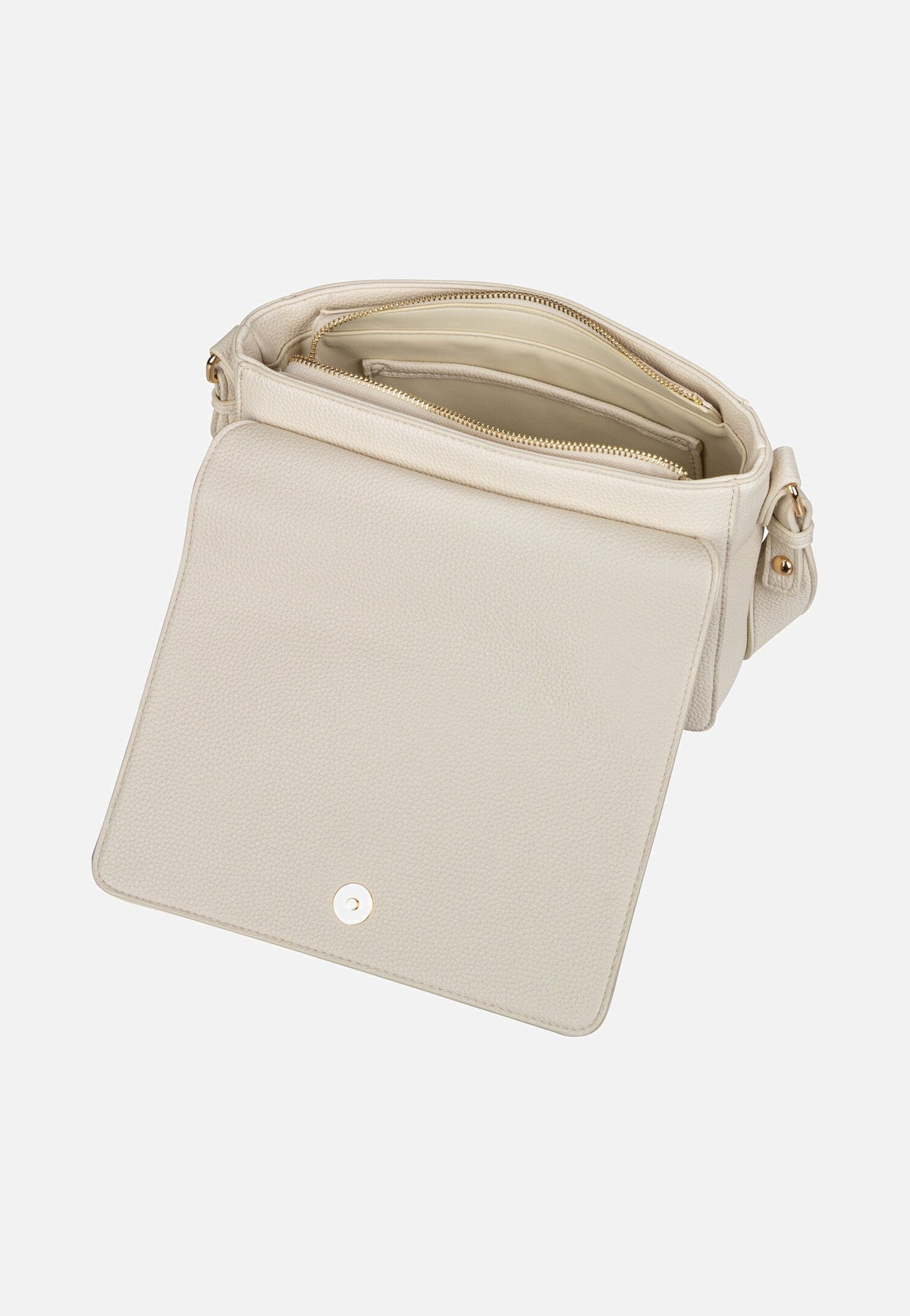 Valentino Rised RE P909 Ecru Crossbody Bag