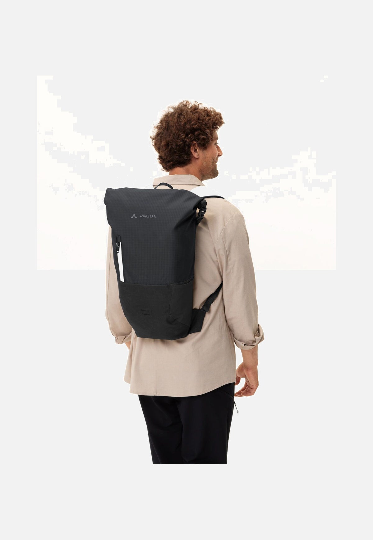 Vaude CityGo 18 Black Rolltop Backpack