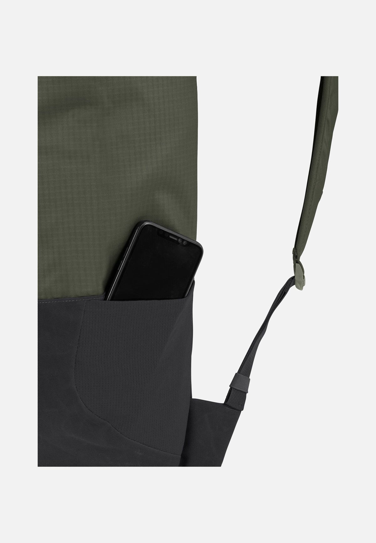 Vaude CityGo 18 Khaki Rolltop Backpack