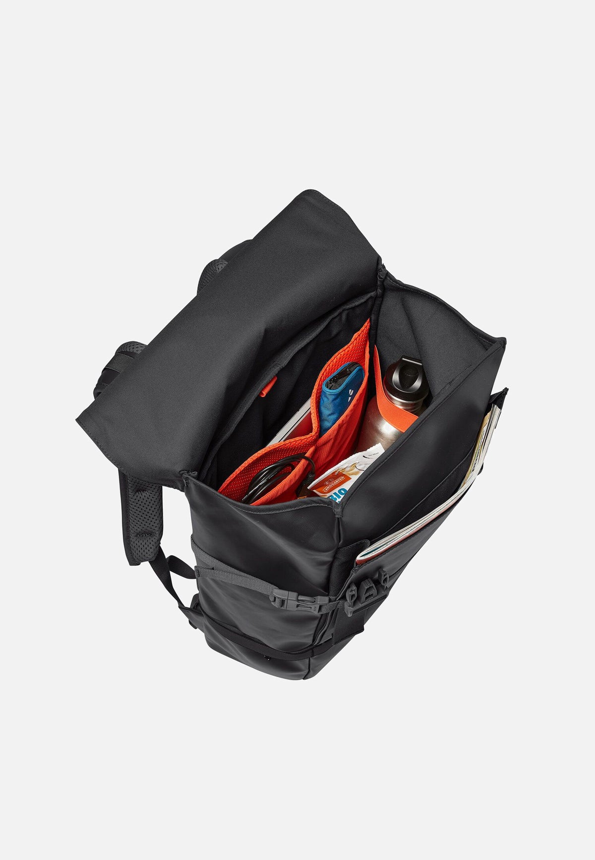 Vaude Mineo Daypack 30 Black Zaino arrotolabile