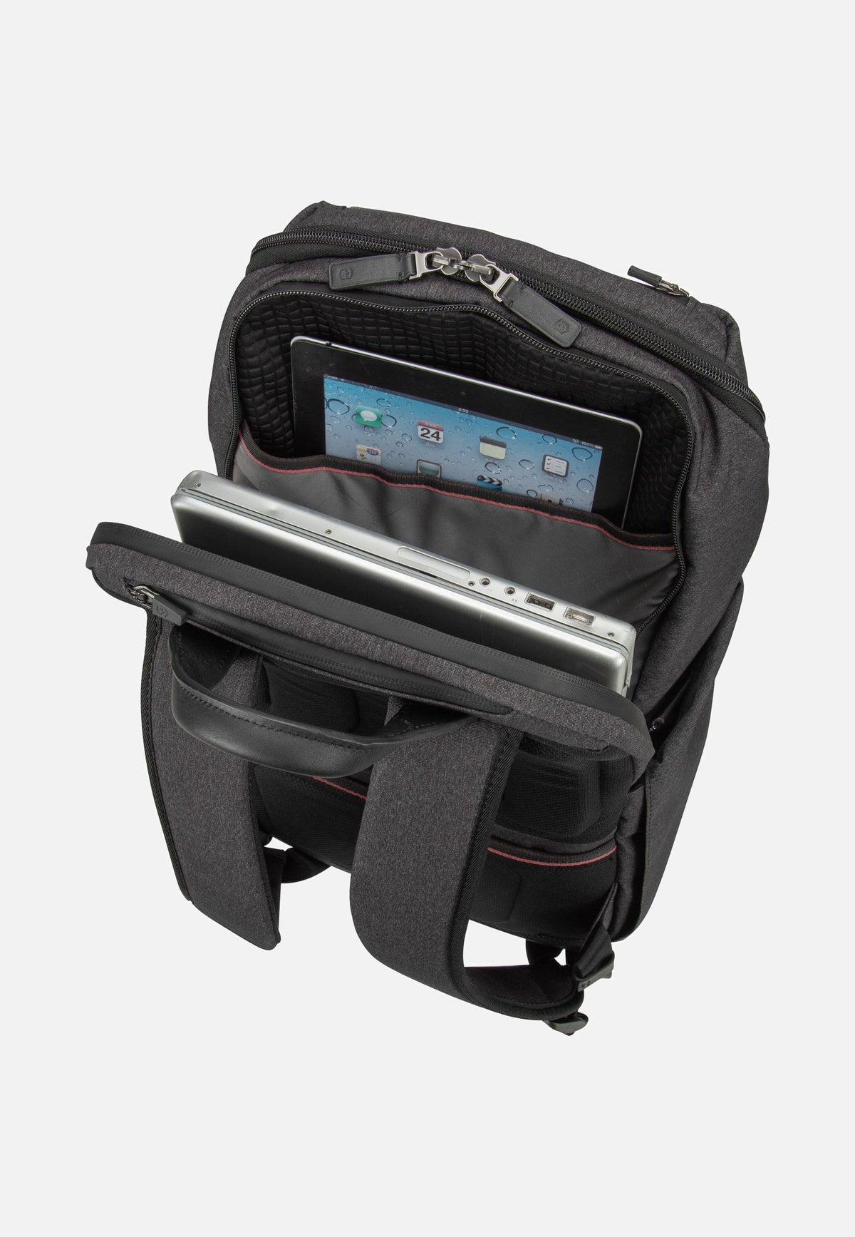 Victorinox Architecture Urban2 Deluxe Melange Grey/Black Rugtassen