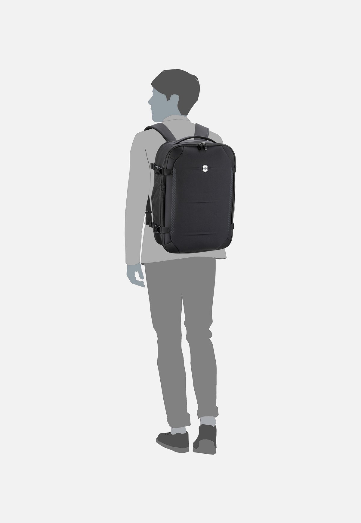 Victorinox Crosslight Boarding Bag Black Sac à dos de voyage