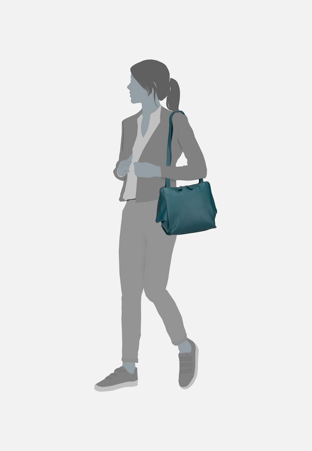 Voi Frederike 22162 Petrol Shoulder Bag