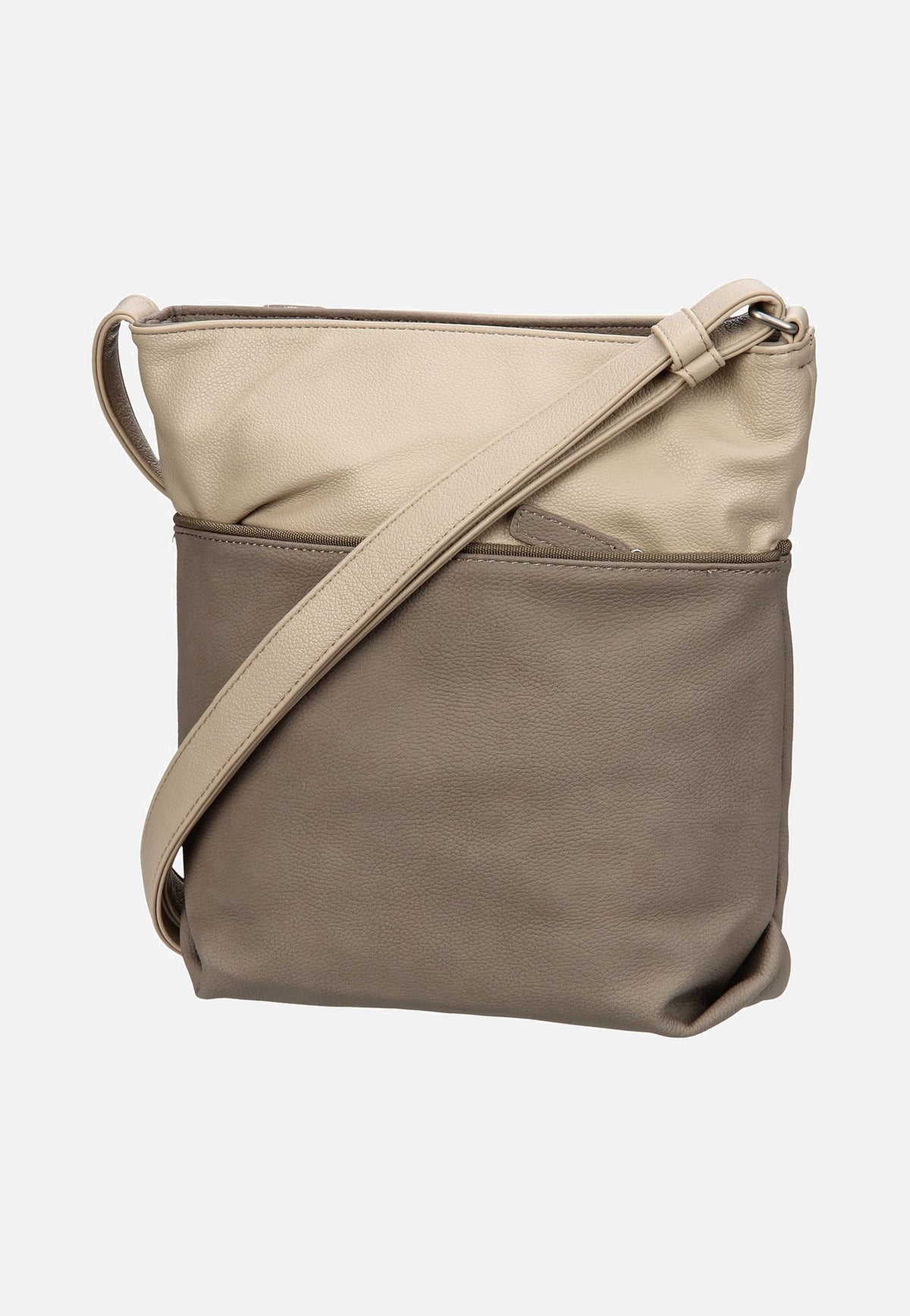 zwei Jana J10 Nubuk/Cappucino Pouch Bag