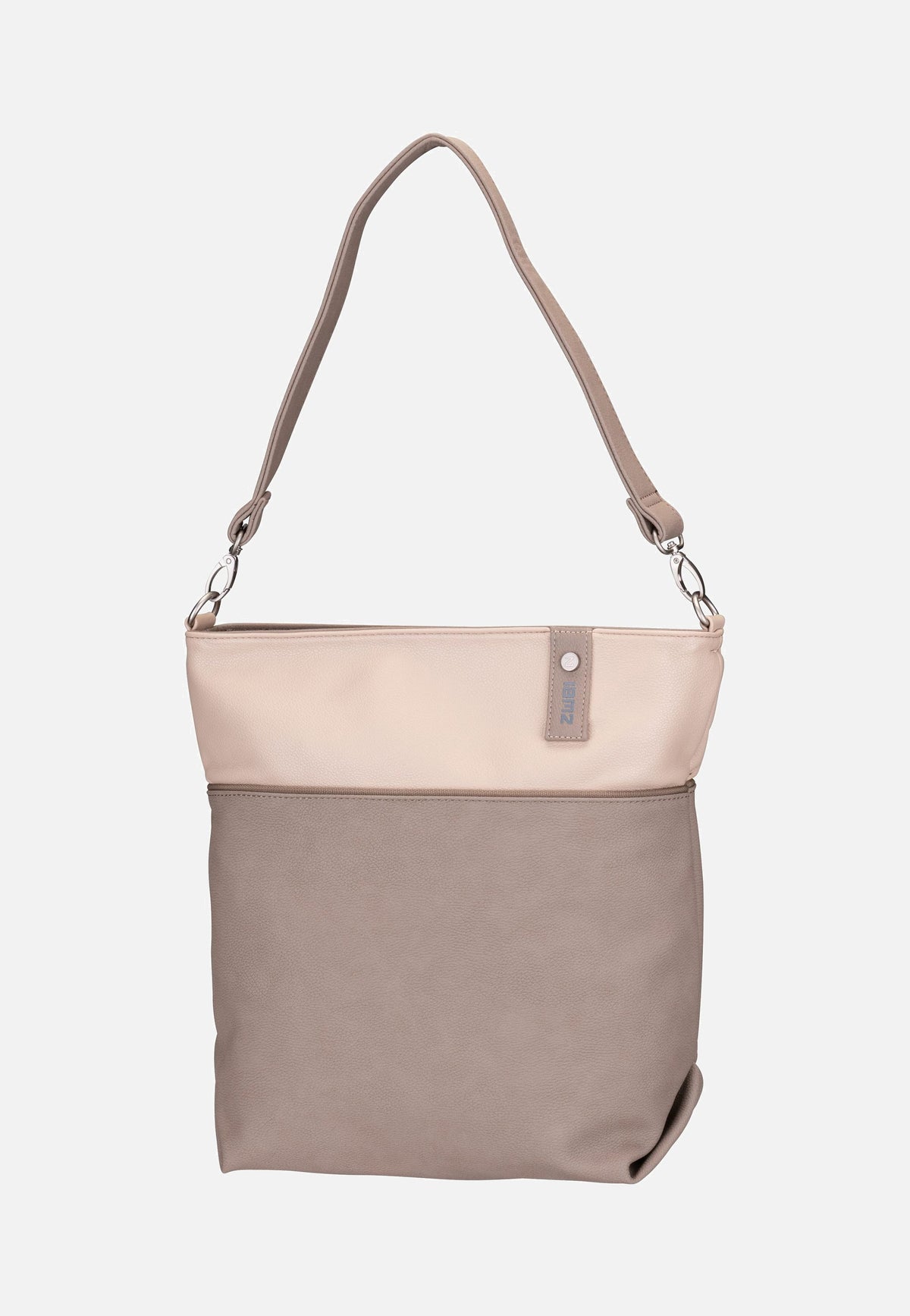 zwei Jana J12 Nubuk/Cappucino Pouch Bag