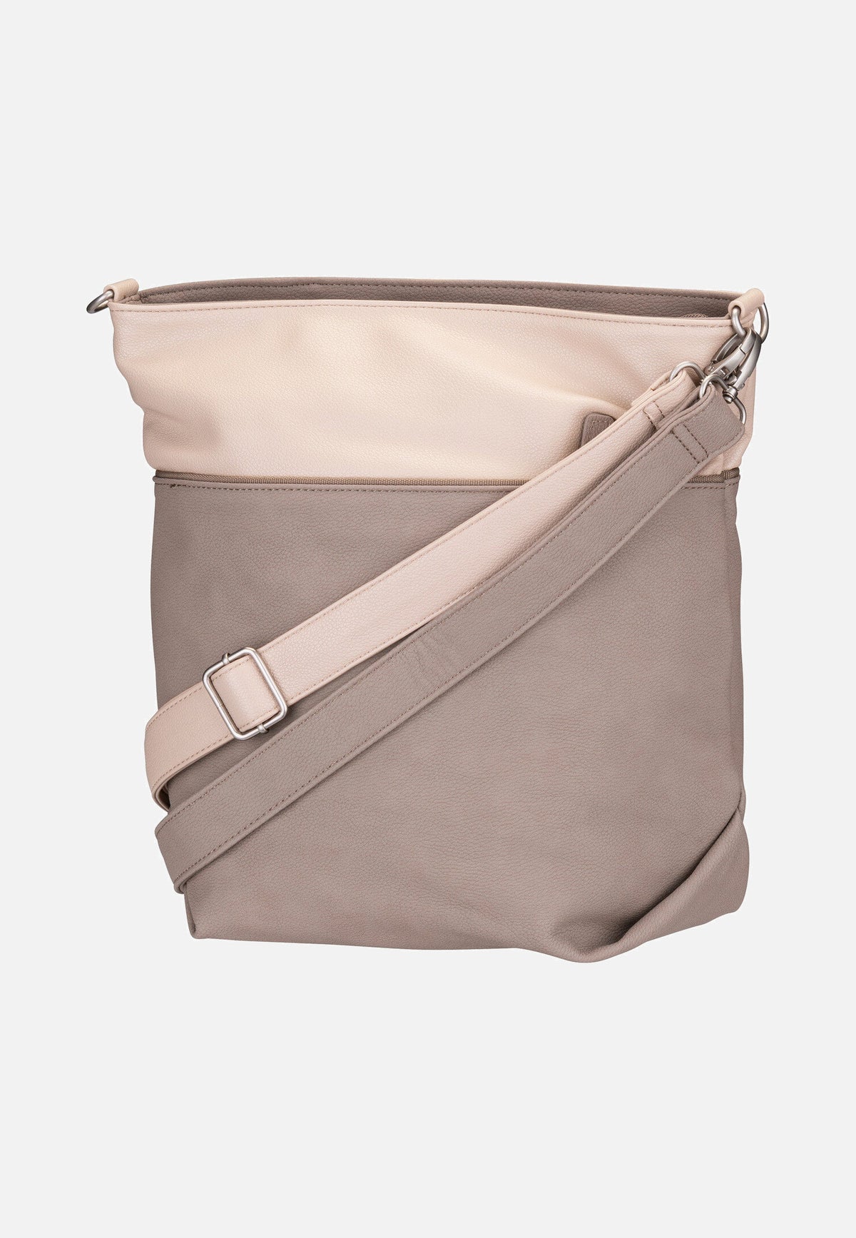 zwei Jana J12 Nubuk/Cappucino Pouch Bag