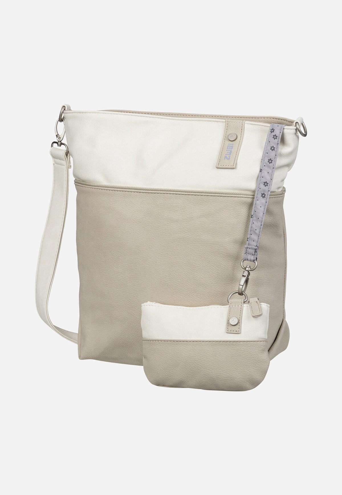 zwei Jana J12 Nubuk/Linen Pouch Bag