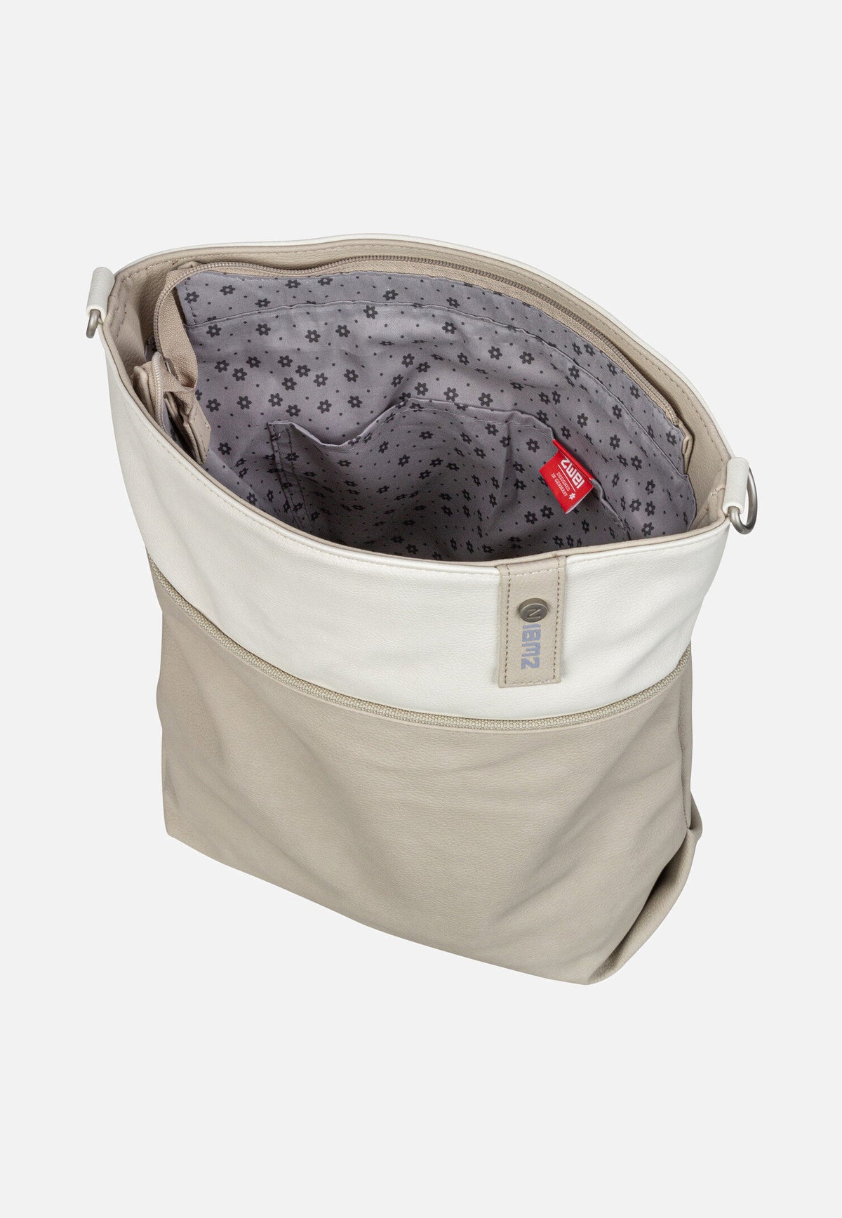 zwei Jana J12 Nubuk/Linen Pouch Bag