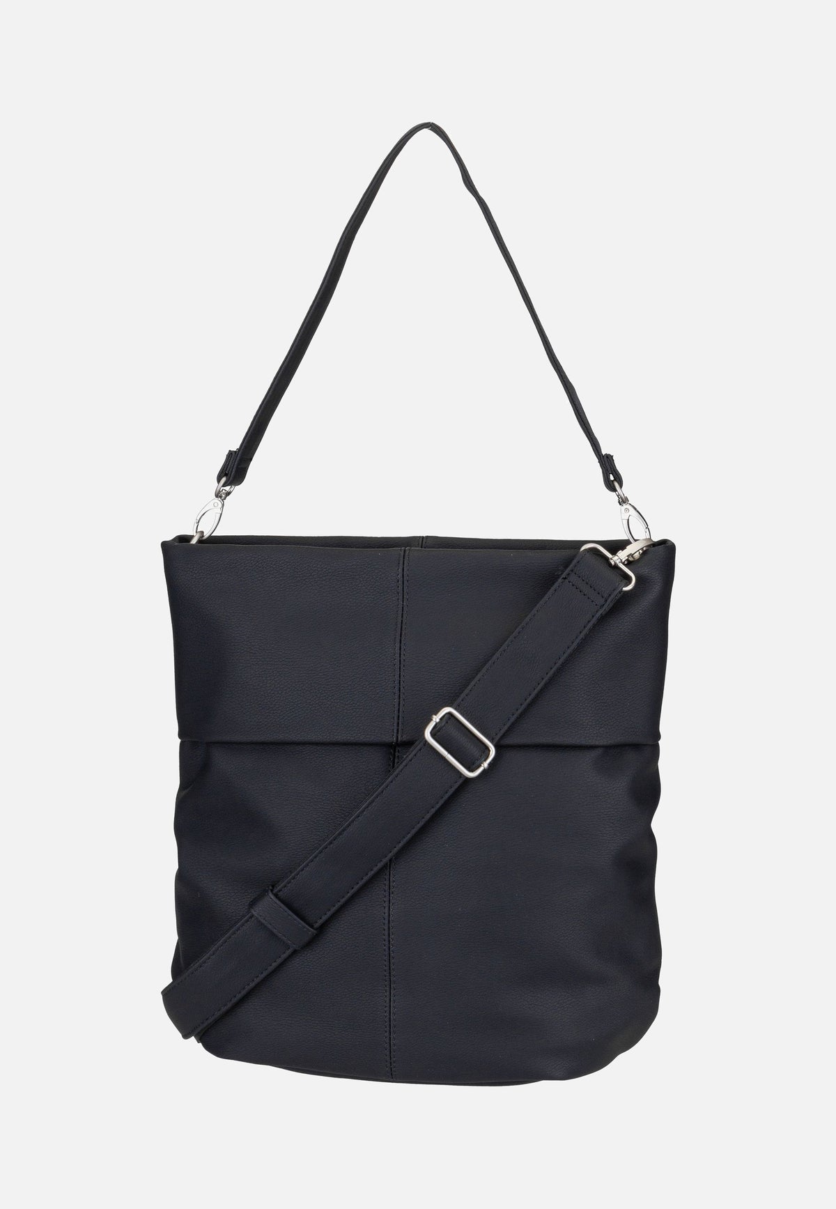 zwei Mademoiselle M140 Nubuk/Black Hobo Bag