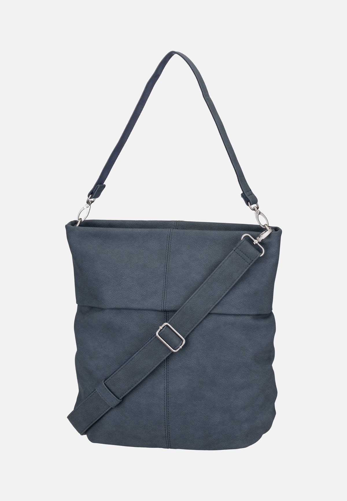 zwei Mademoiselle M140 Nubuk/Blue Hobo Bag