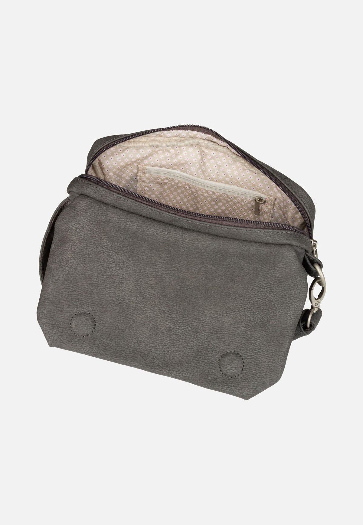 zwei Mademoiselle MH40 Nubuk/Stone Crossbody Bag