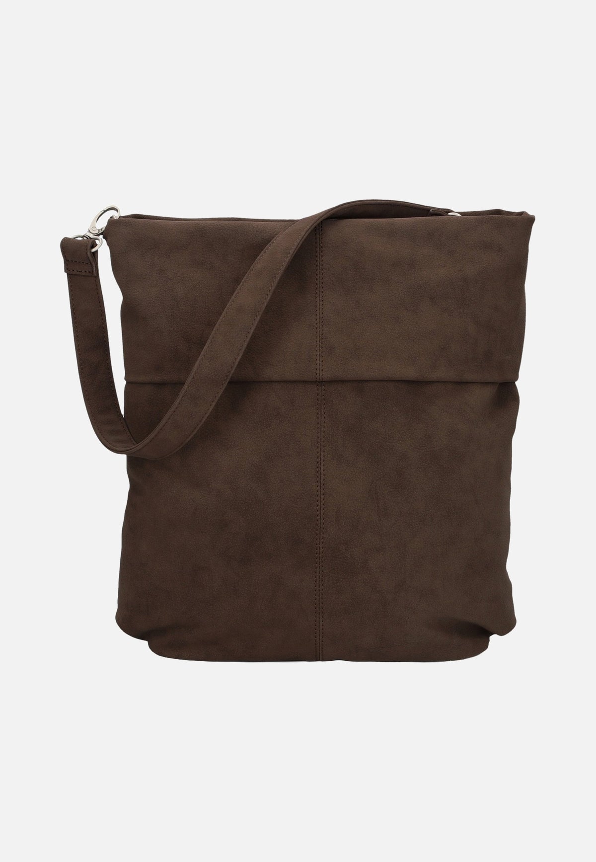 zwei Mademoiselle M12 Nubuk/Espresso Sac Hobo
